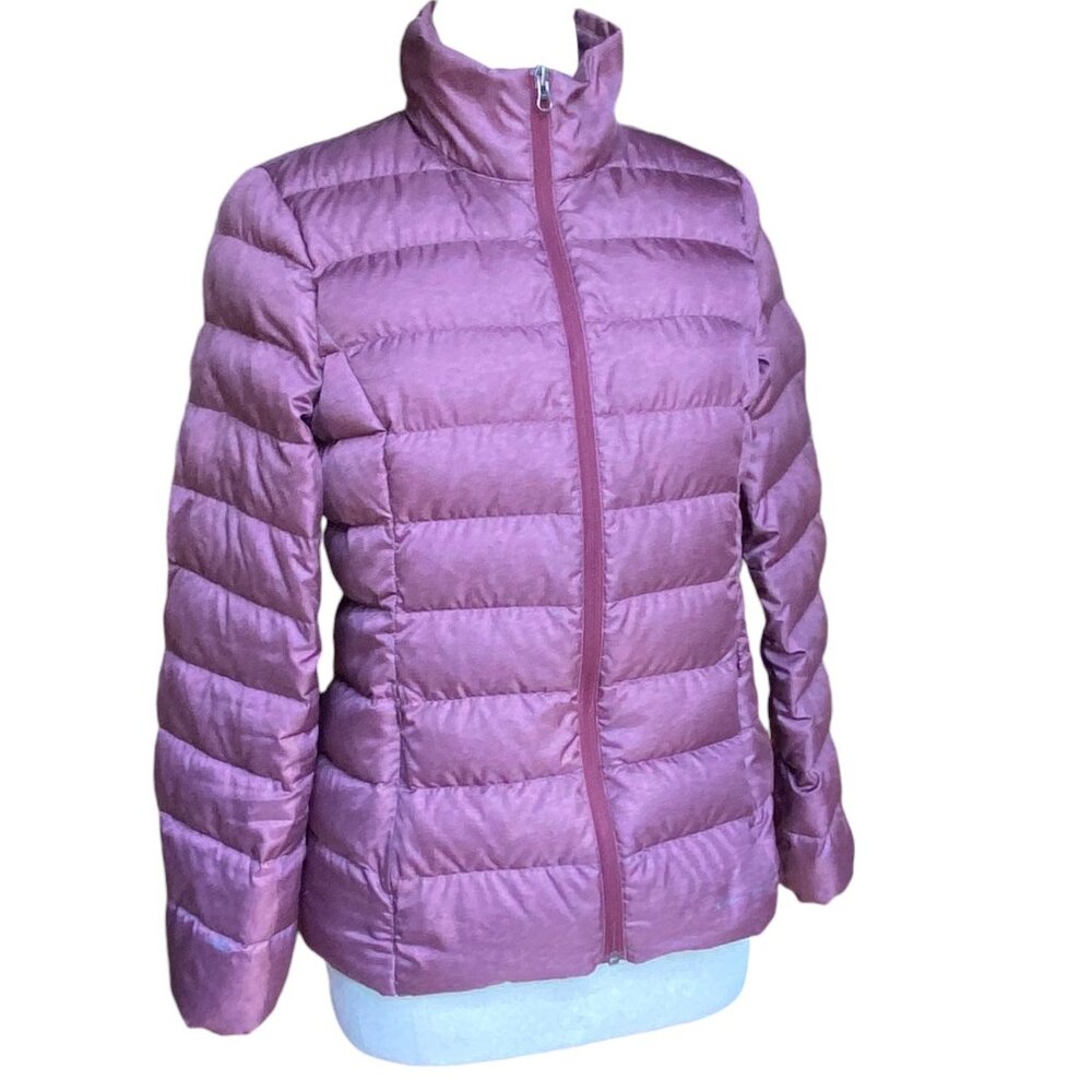 Eddie Bauer Down 650 Quilted Packable Jacket Purple Puffer Gorpcore Outdoor-S